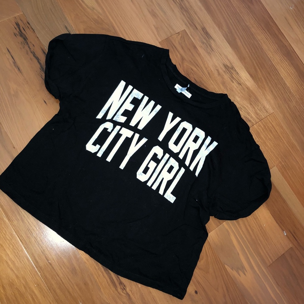 New York black tee